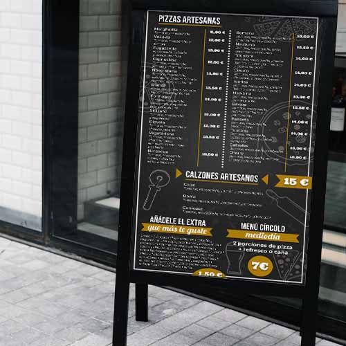 carta circolo pizza